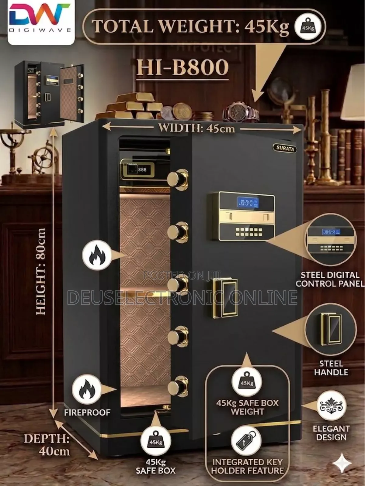 Revised Price *Digiwave Safe Box 45kg Space Is What U Get Extra