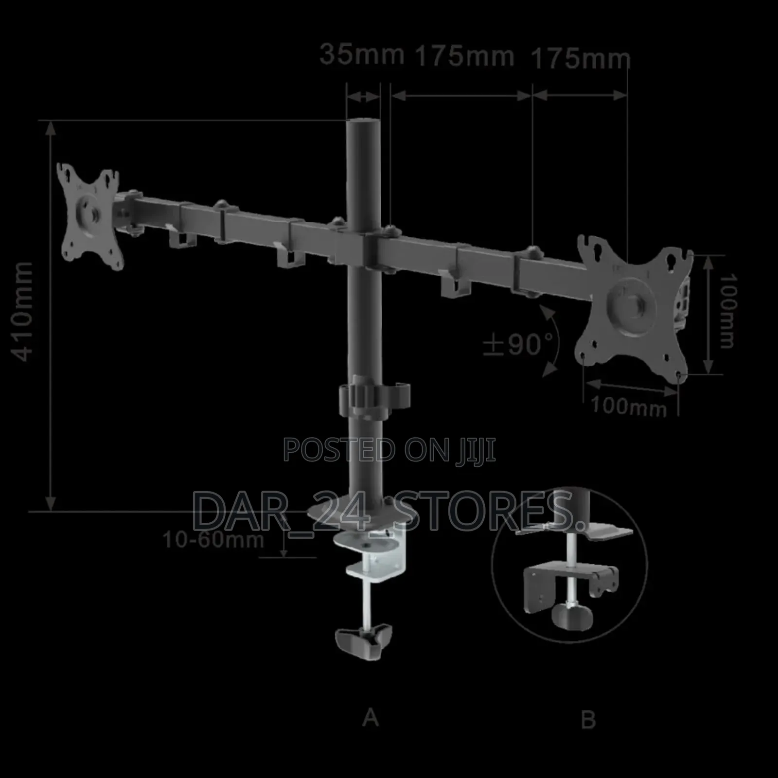 Double Arm Monitor Mount(17-32inches)