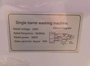 Single Drum Washer Machine 7.5kg
