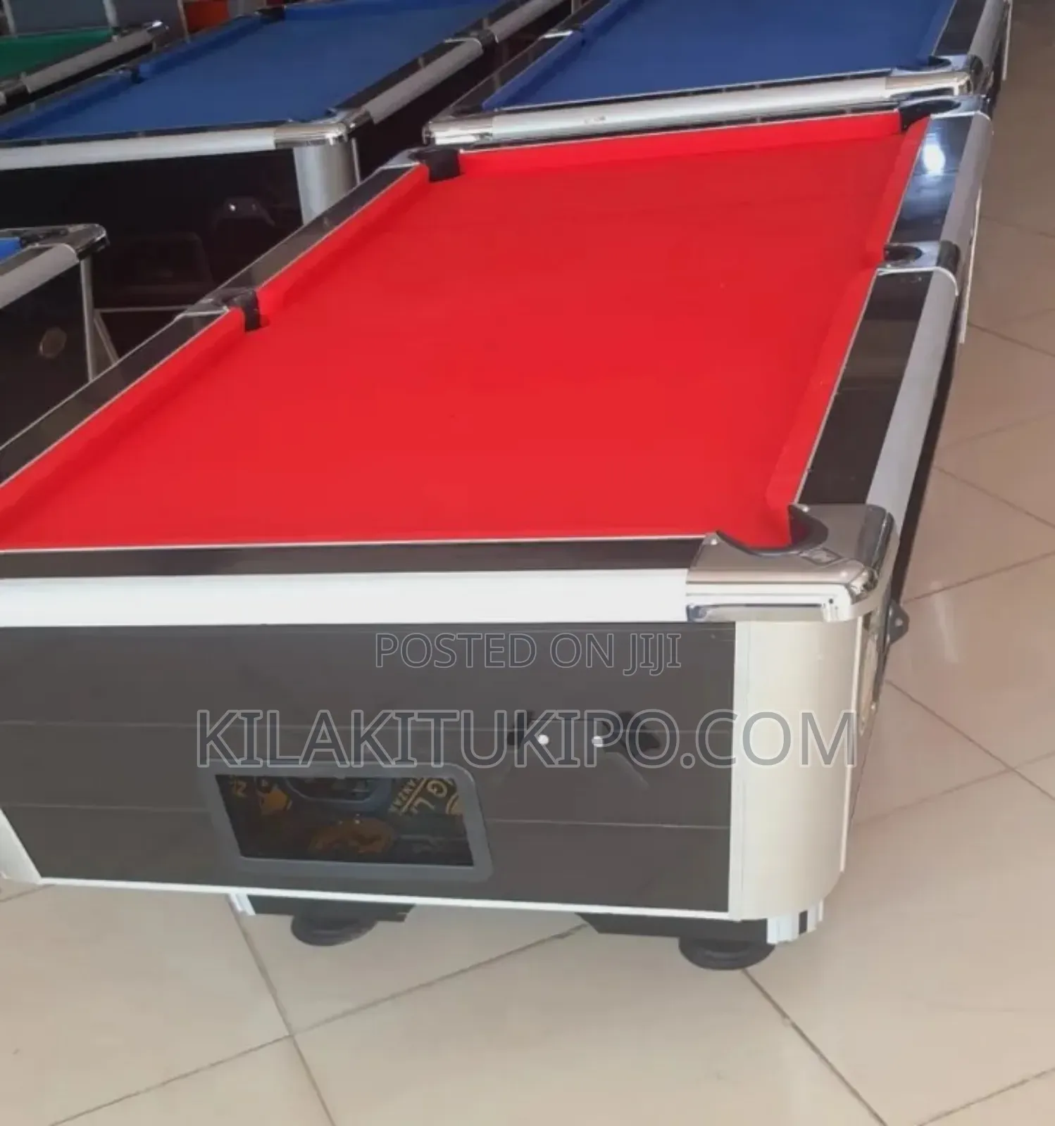 Red Snooker Table Original Pitch