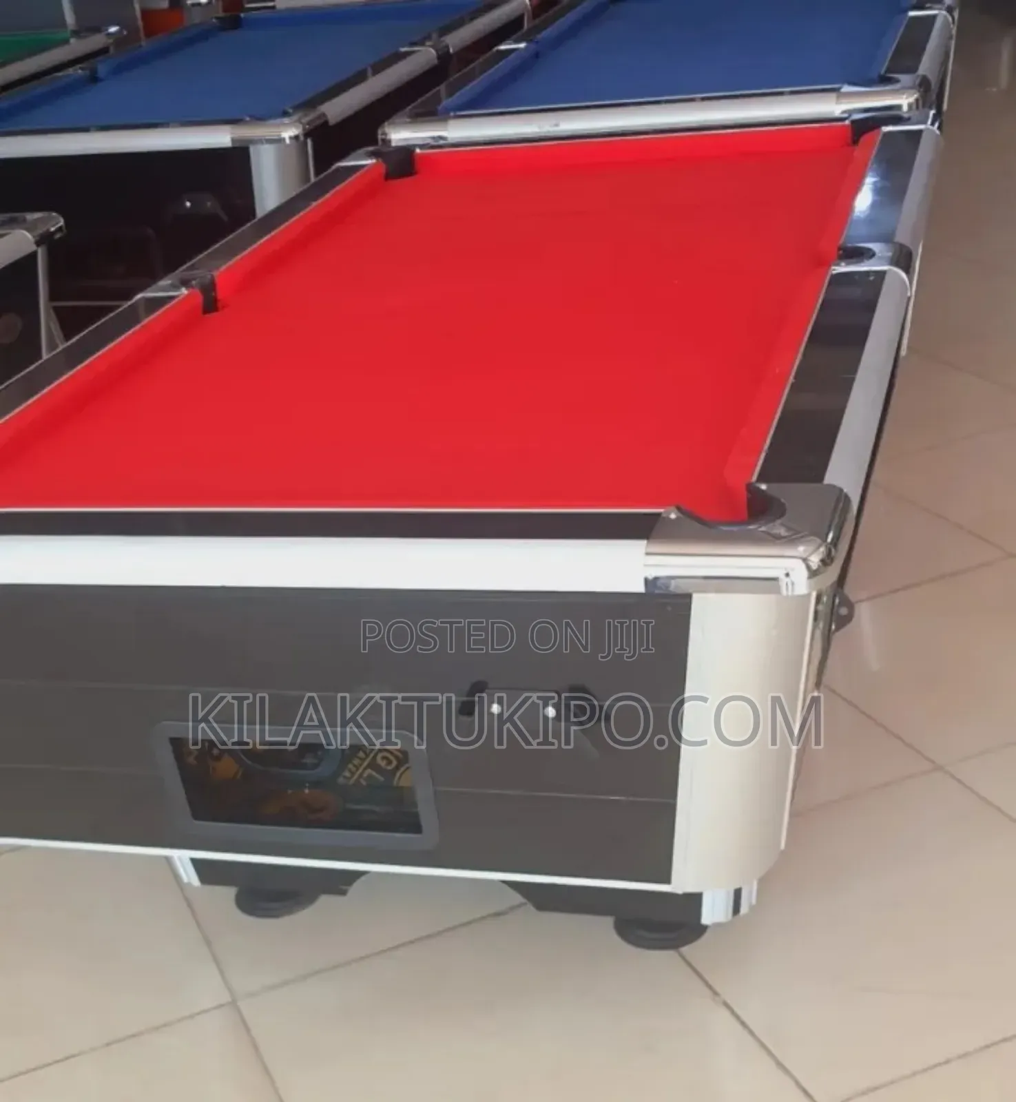 Red Snooker Table Original Pitch