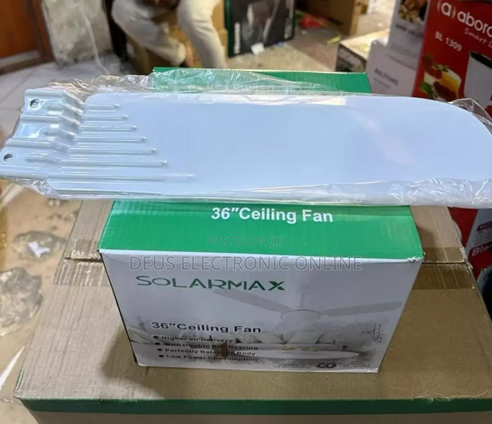 Solar Max Ceiling Fan Size 36