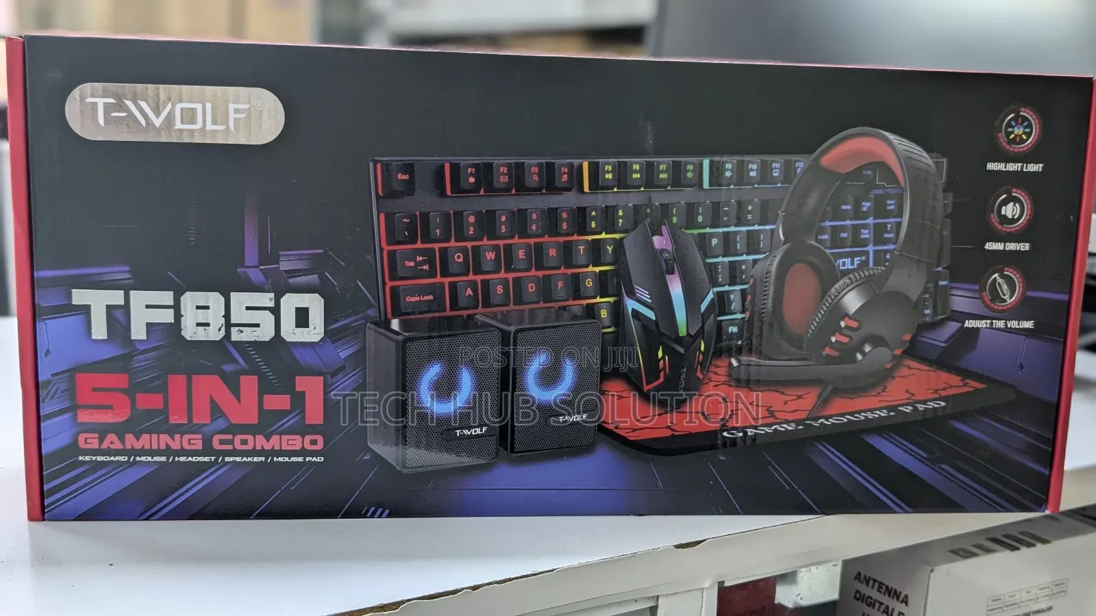 T Wolf Tf 850 Gaming Combo Keyboard