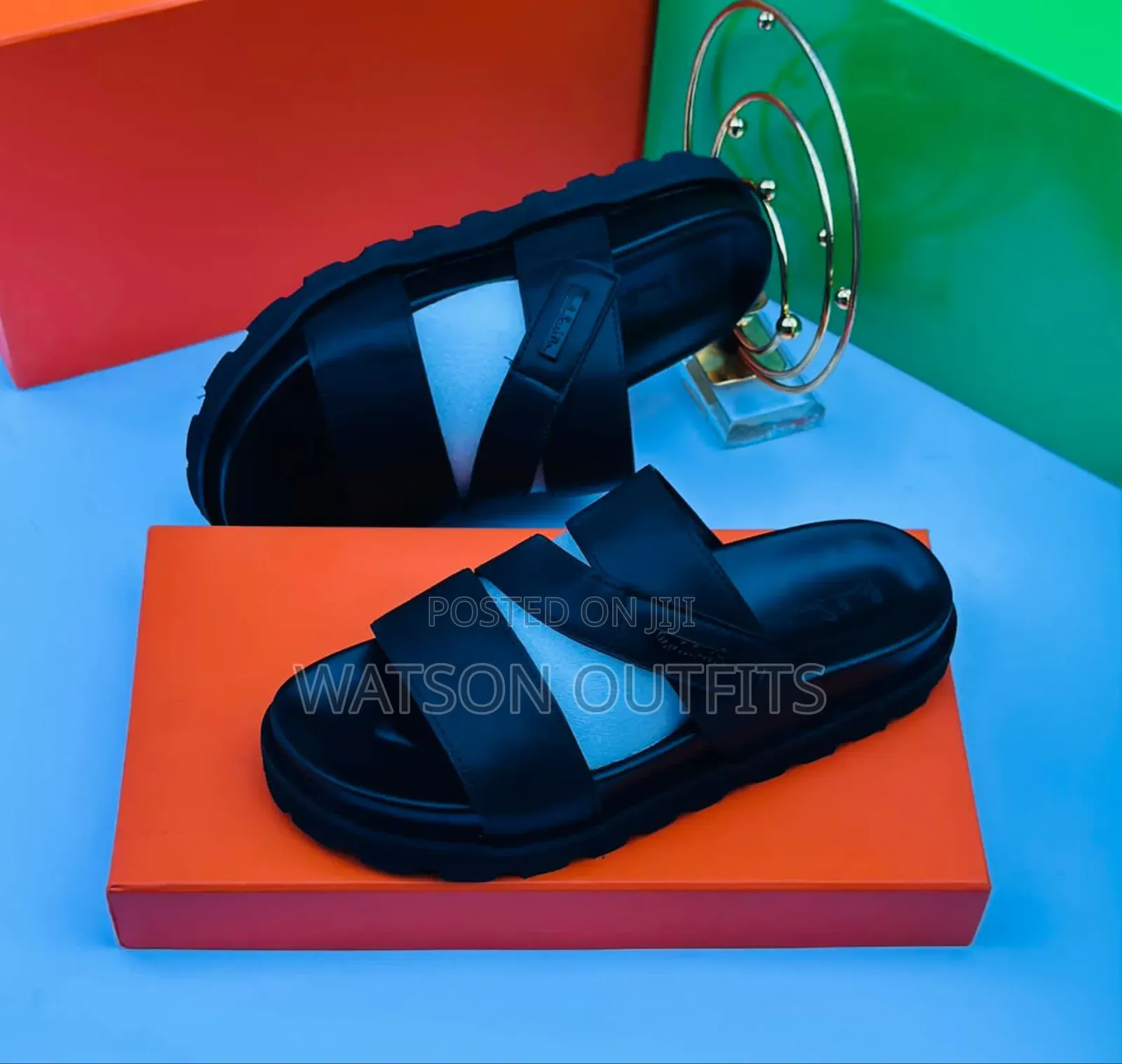 Men's Leather Sandals Pedro Paul Smith and Alexander McQueen Branded