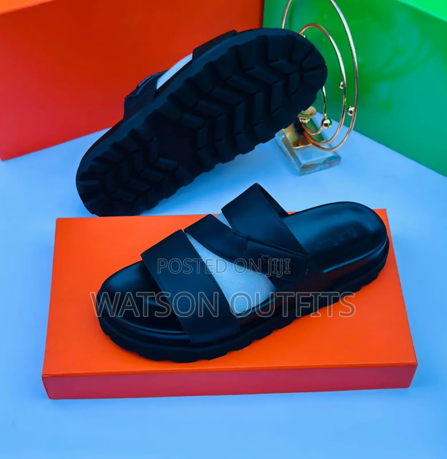 Men's Leather Sandals Pedro Paul Smith and Alexander McQueen Branded