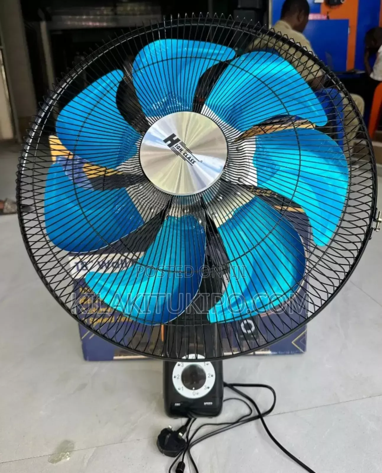 18*Wall Fan Stainless Steel