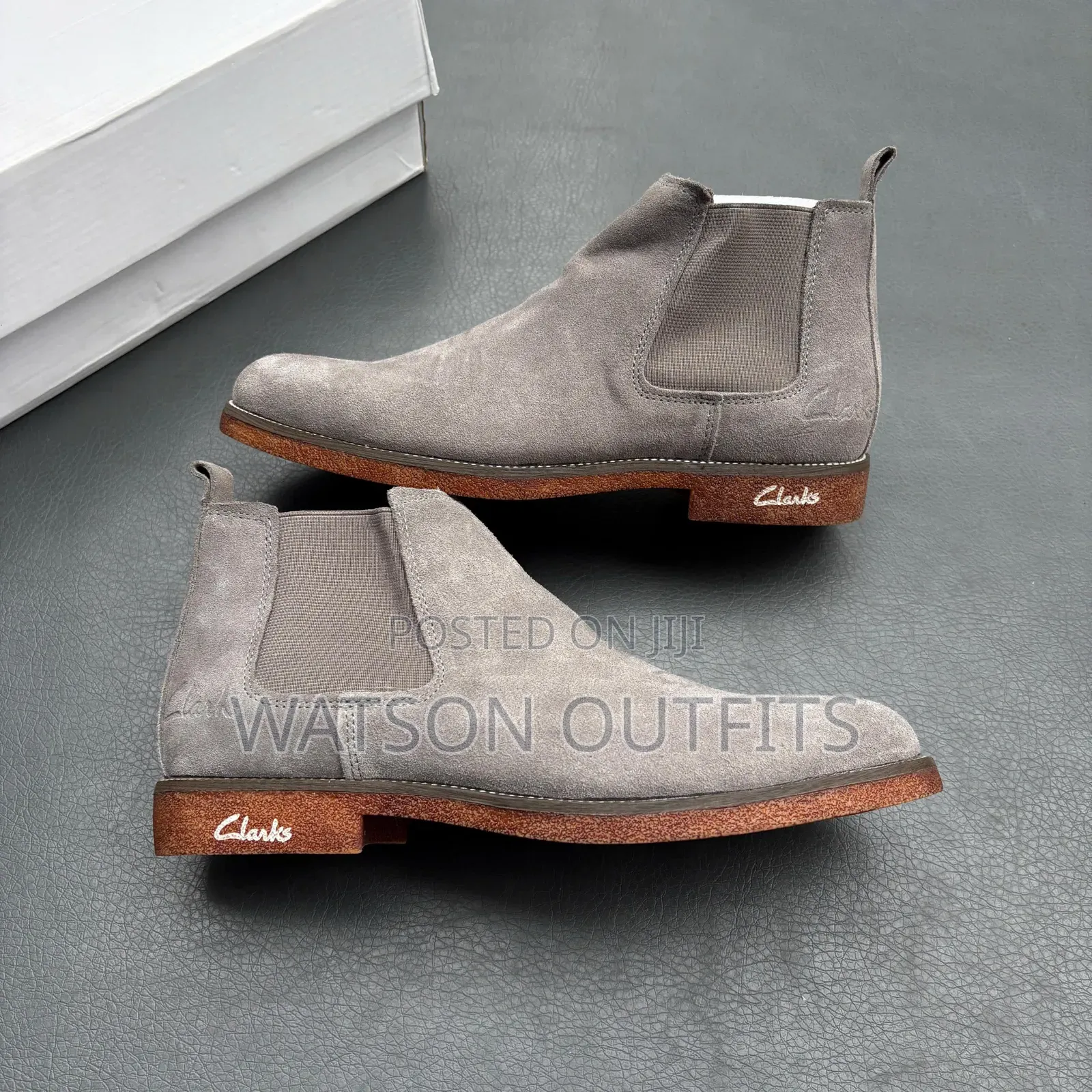 Men's Leather Boots or Shoes High Cutting Beautifully Clarks Branded