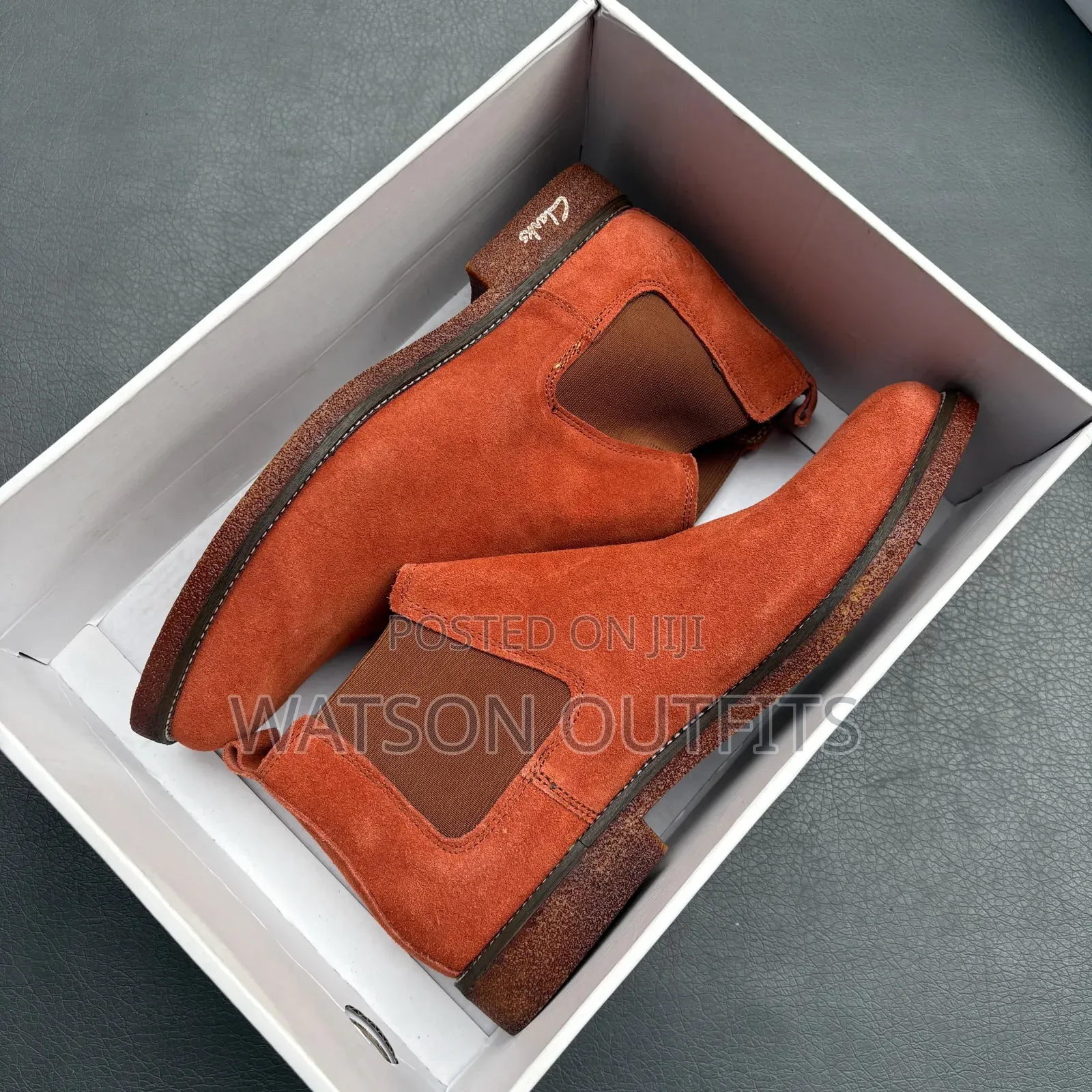Men's Leather Boots or Shoes High Cutting Beautifully Clarks Branded