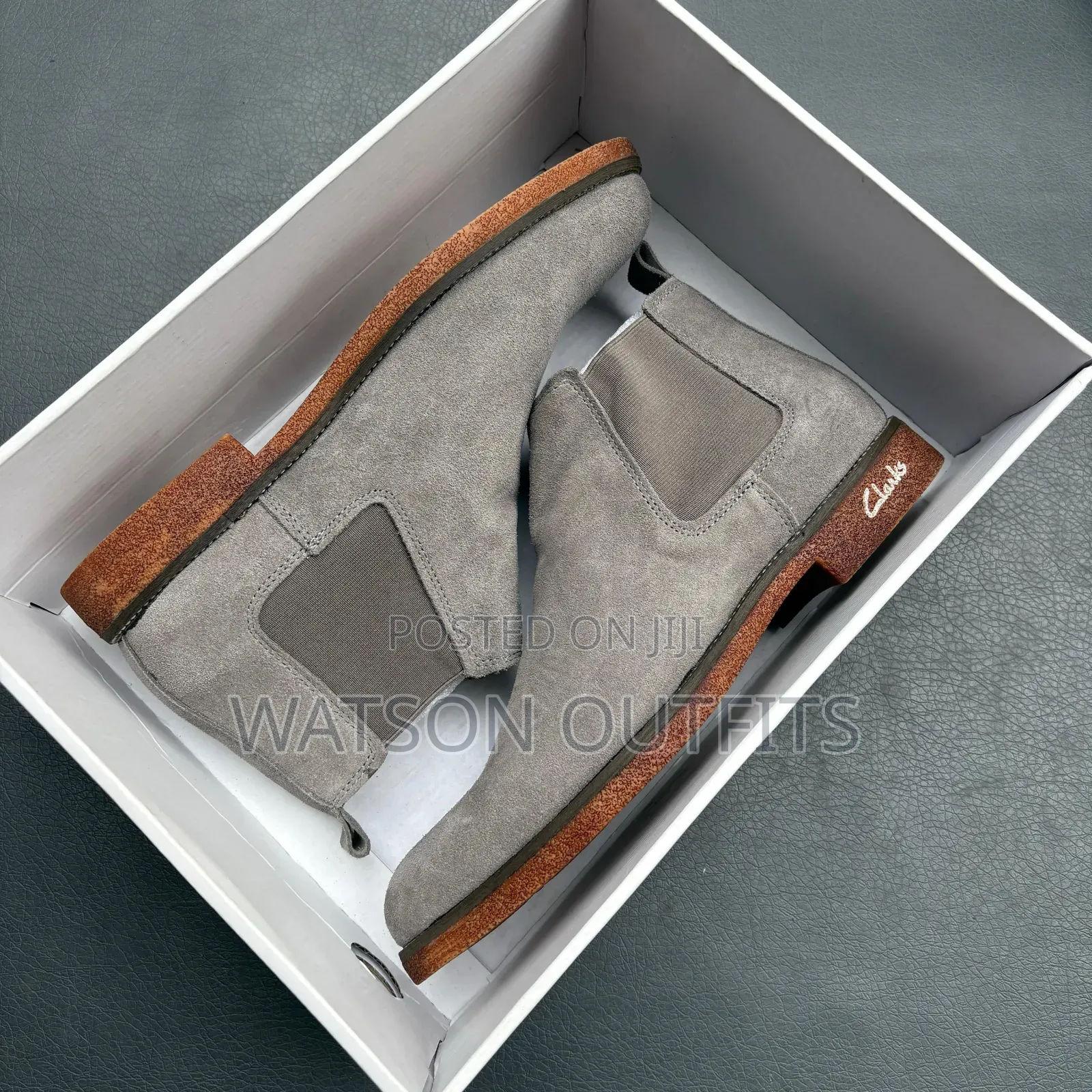 Men's Leather Boots or Shoes High Cutting Beautifully Clarks Branded