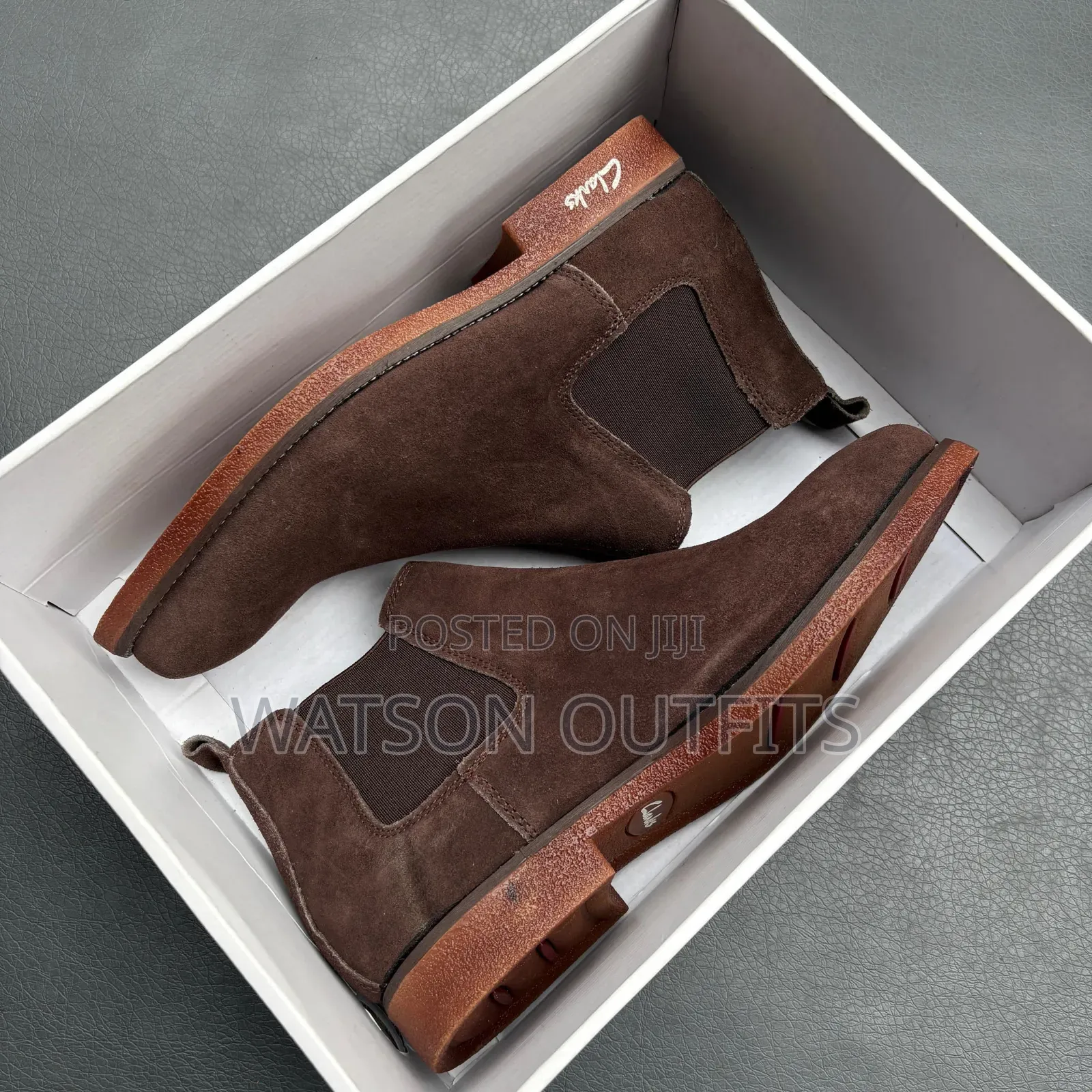 Men's Leather Boots or Shoes High Cutting Beautifully Clarks Branded