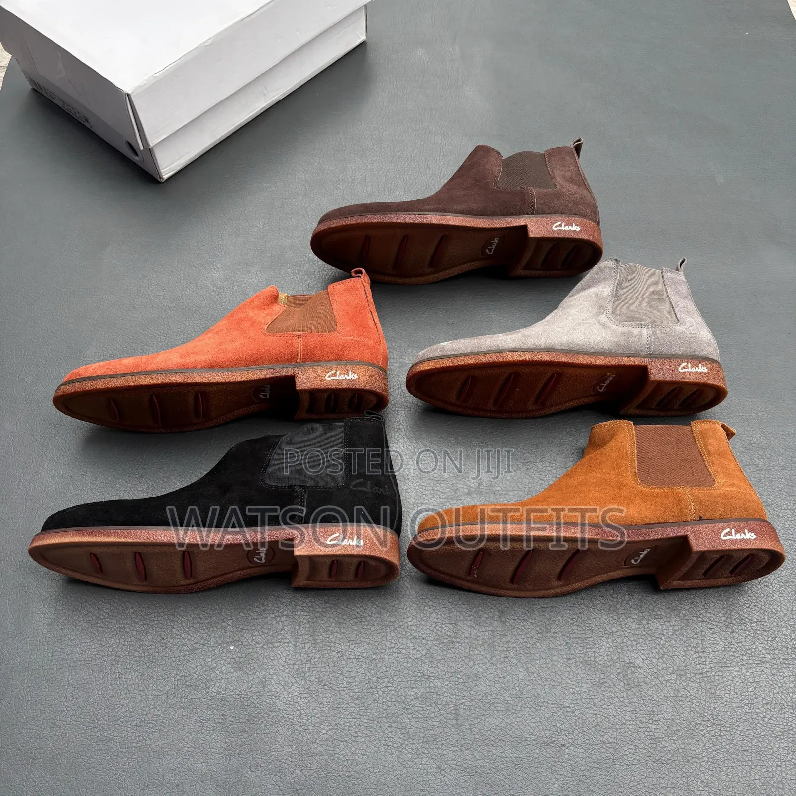Men's Leather Boots or Shoes High Cutting Beautifully Clarks Branded