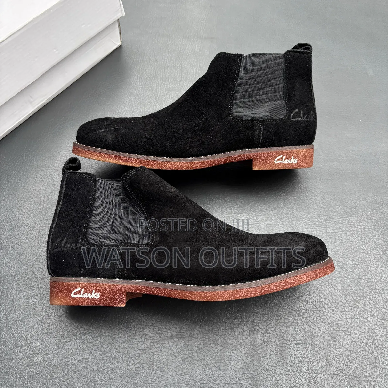 Men's Leather Boots or Shoes High Cutting Beautifully Clarks Branded
