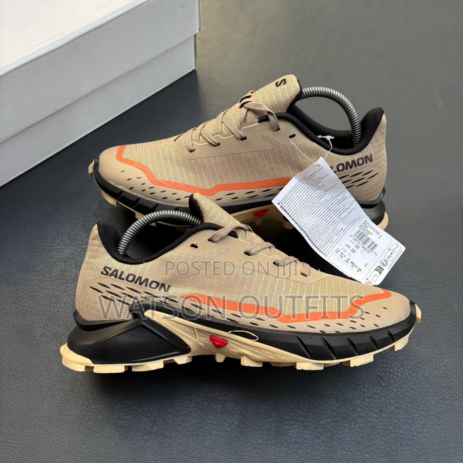 Salomon Alpha Cross 5 Brand Men's Leather Shoes New and Original