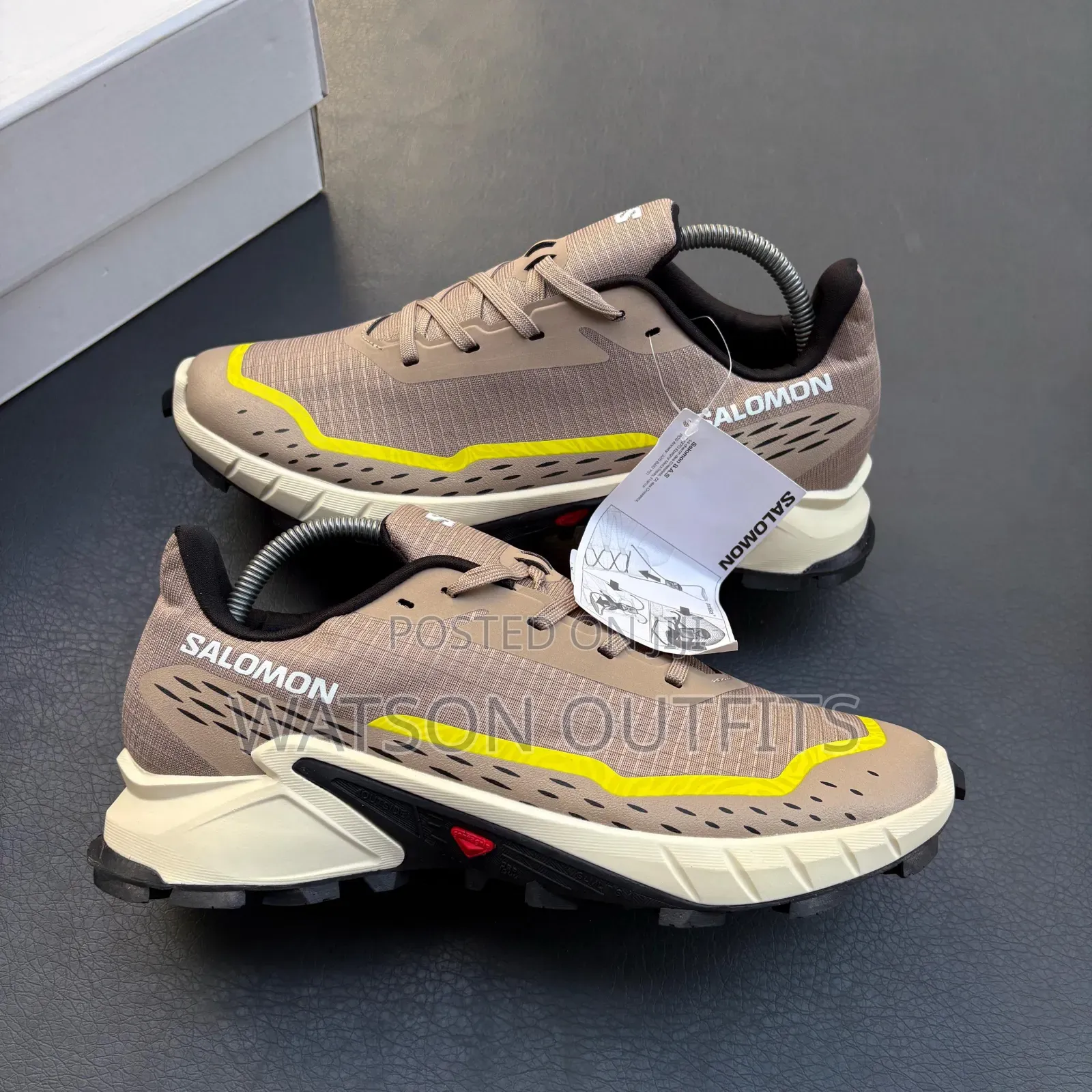 Salomon Alpha Cross 5 Brand Men's Leather Shoes New and Original