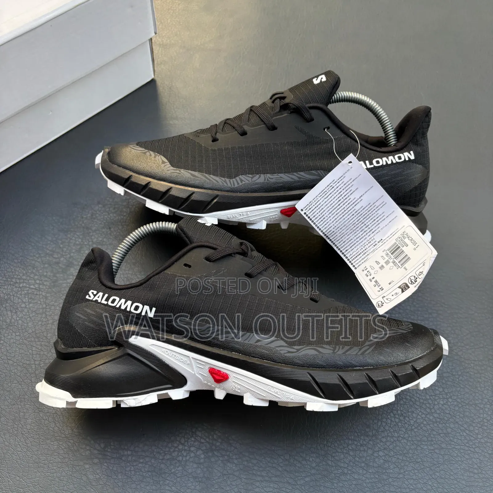 Salomon Alpha Cross 5 Brand Men's Leather Shoes New and Original