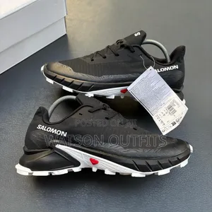 Salomon Alpha Cross 5 Brand Men's Leather Shoes New and Original
