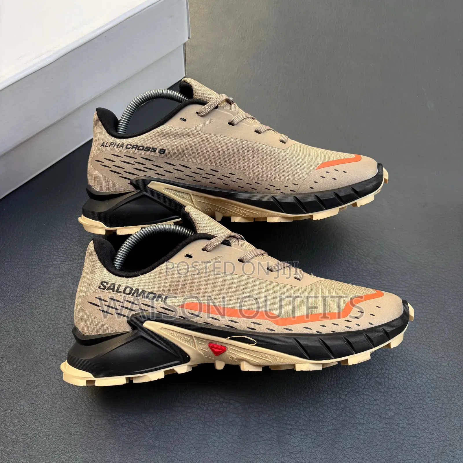 Salomon Alpha Cross 5 Brand Men's Leather Shoes New and Original
