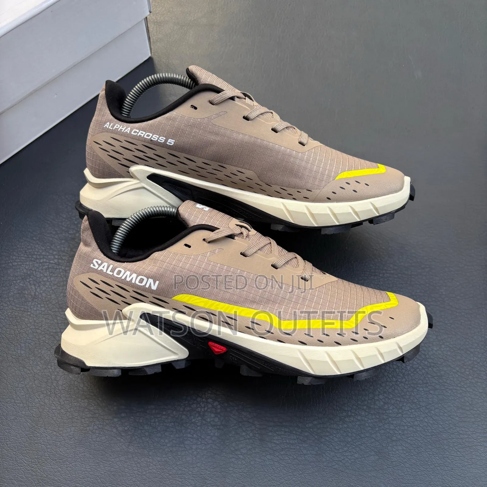 Salomon Alpha Cross 5 Brand Men's Leather Shoes New and Original