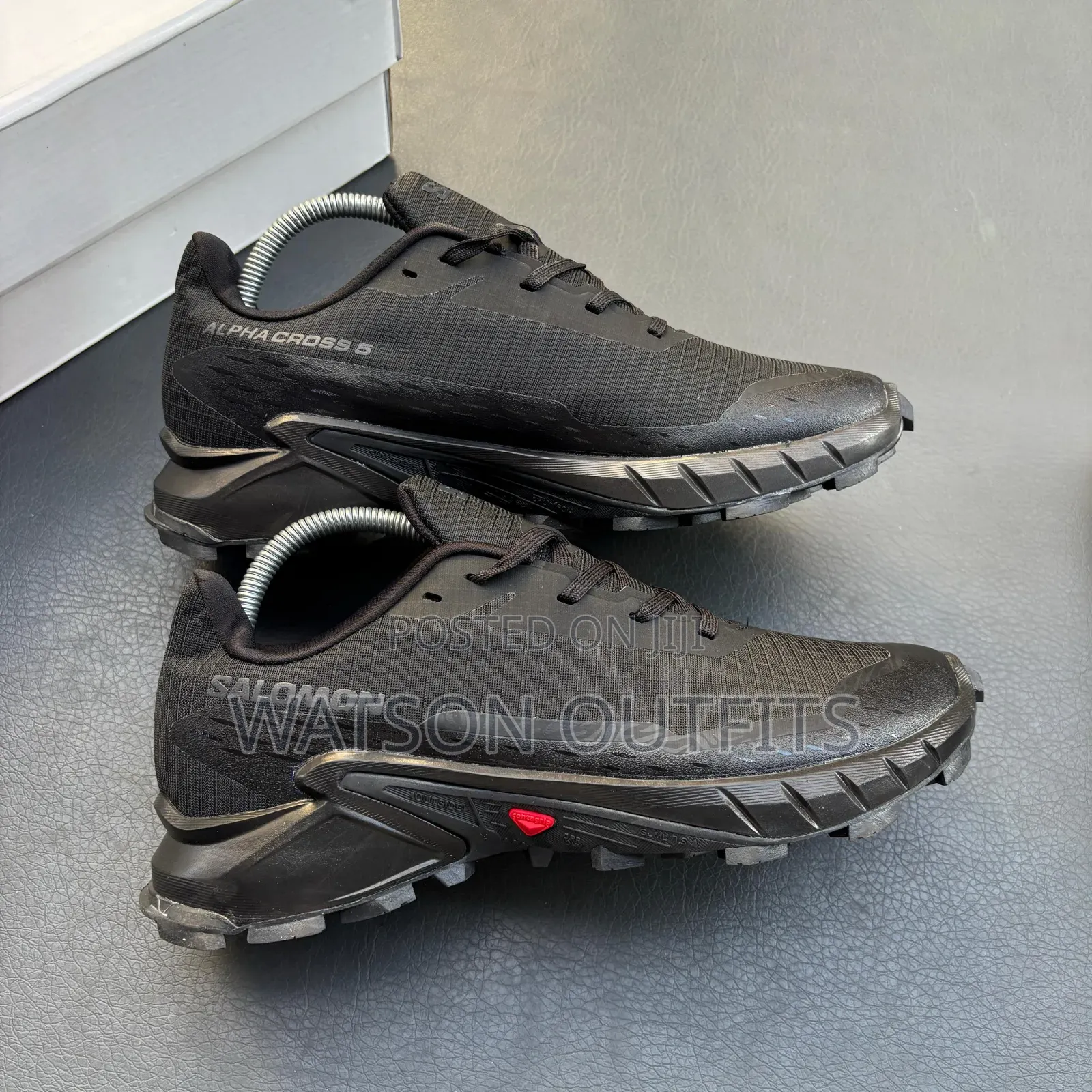 Salomon Alpha Cross 5 Brand Men's Leather Shoes New and Original