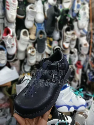 Girls Shool Shoes Full Black