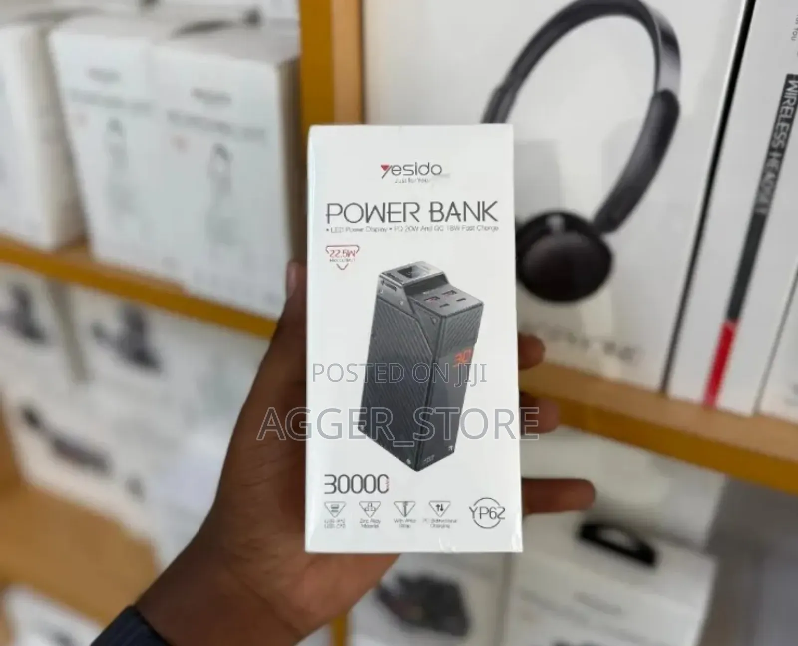 Yesido Yp62 30000mah Portable Powerbank