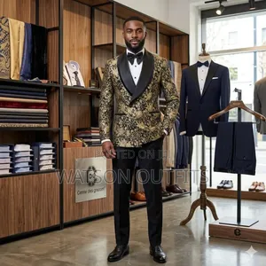 2 PCS Men's New Suits Fashionally and Royally Classic