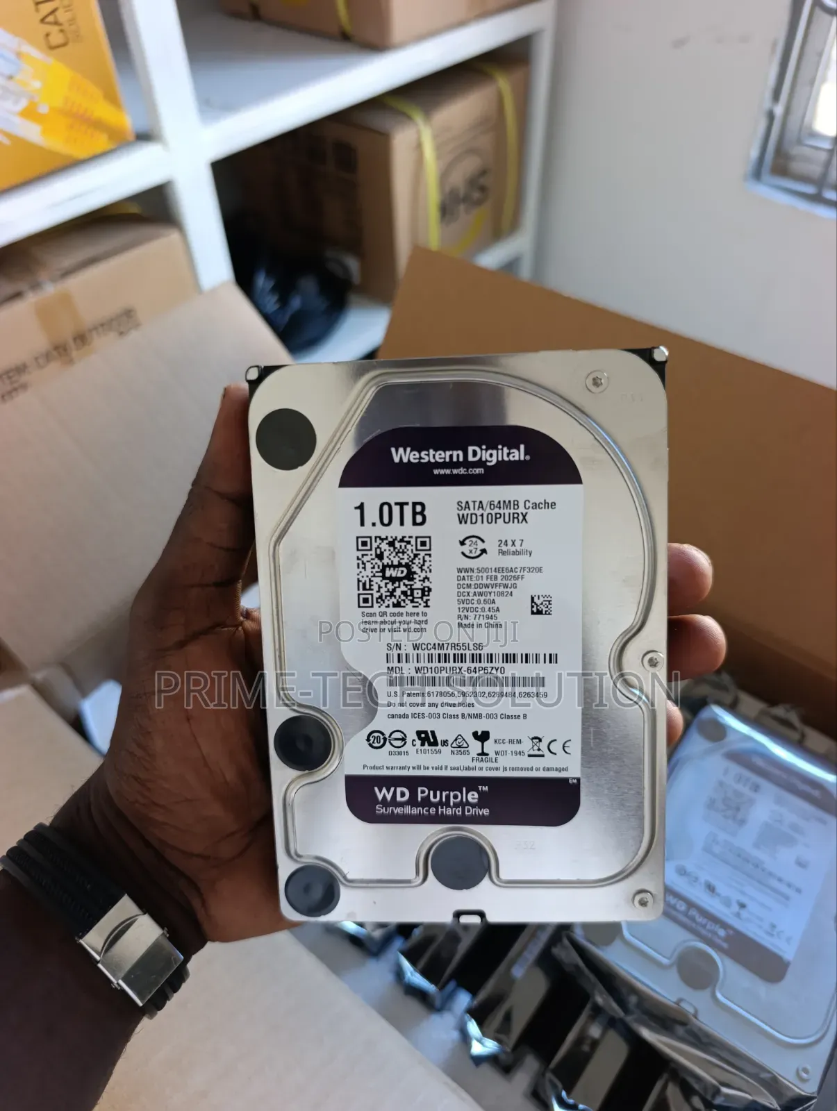 Wd Purple Surveillance Hard Drive – 1tb