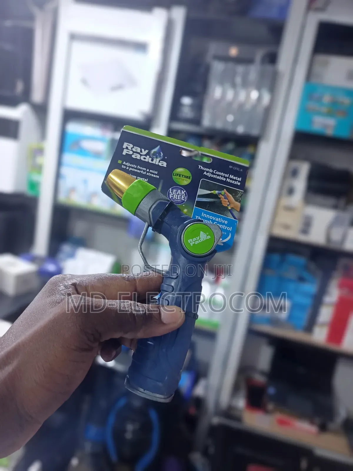 Ray Padula Metal: Hose Nozzle Adjustable High Pressure Spay Leak Proof