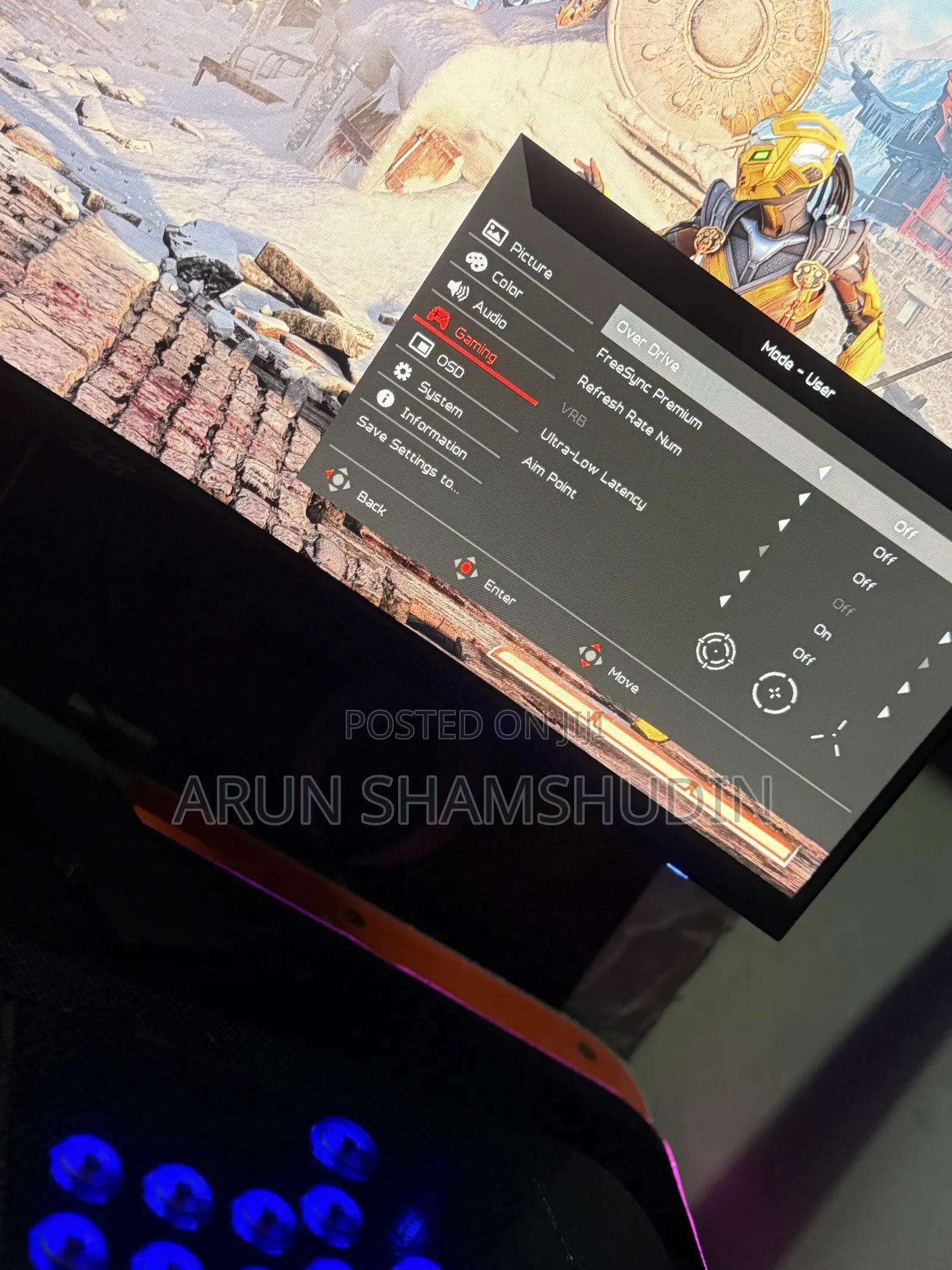 Acer Nitro Curved Monitor