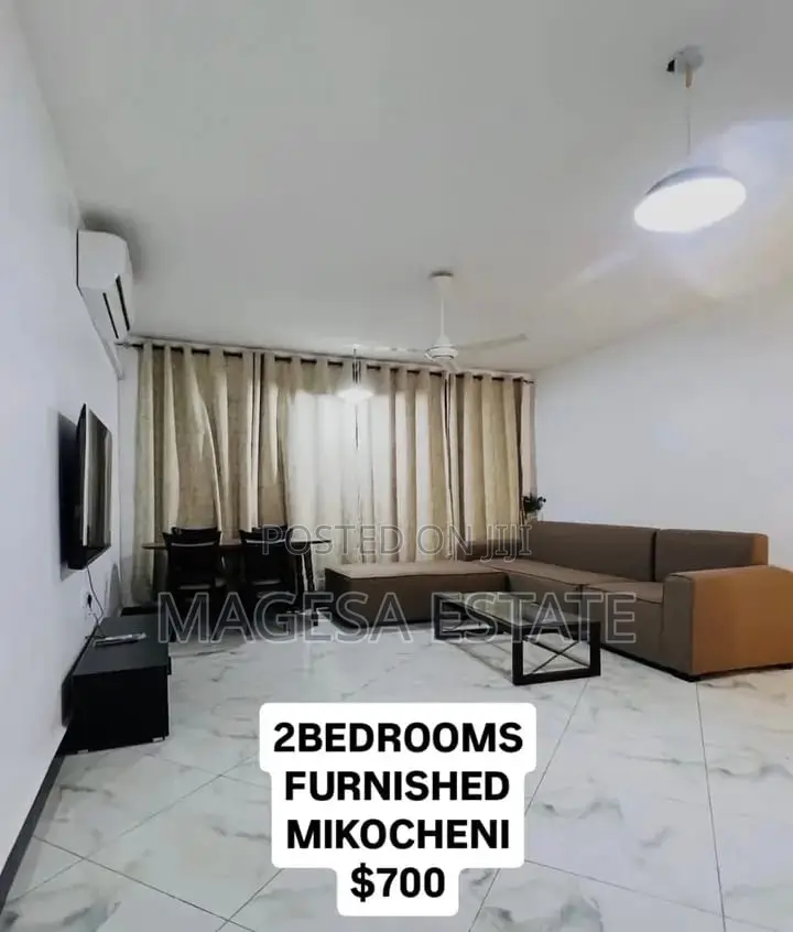 Furnished 2bdrm Apartment in Mikocheni for rent