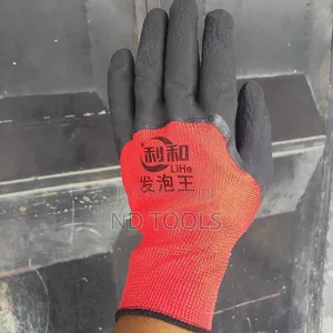Red and Black Gloves