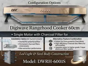 *Digiwave Rangehood Cooker 60cm Button Control Panel*
*