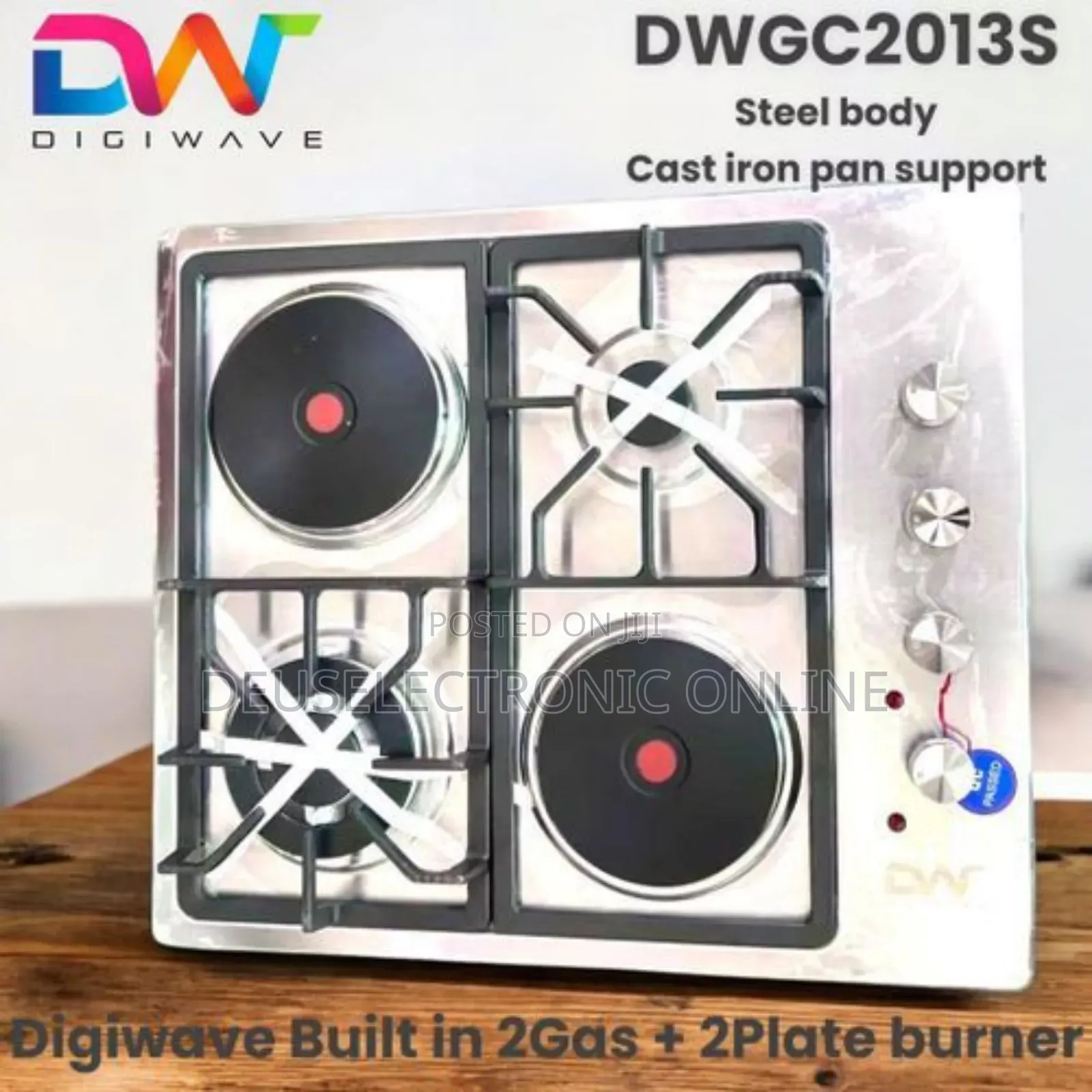 *Digiwave Built in 2gas + 2 Plate Steel Body *