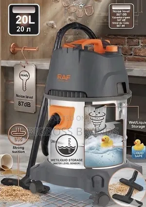 Raf Wet Dry Vaccum Cleaner 20 Lit Steel Body