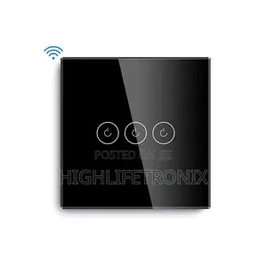 3 Gang Touch Smart Wifi Switch – Control Taa Tatu Kwa Simu Moja!