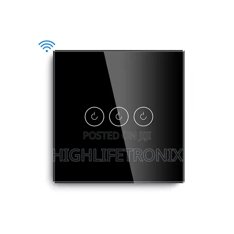 3 Gang Touch Smart Wifi Switch – Control Taa Tatu Kwa Simu Moja!