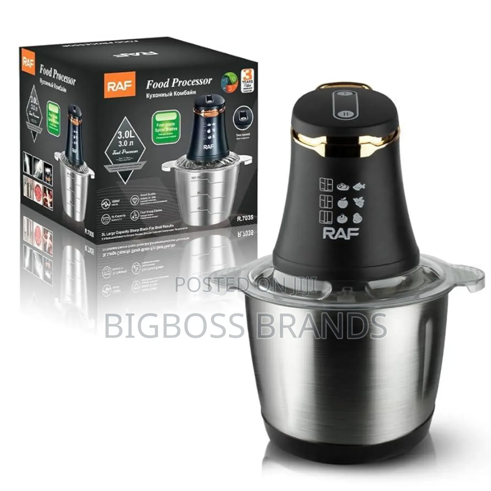 Raf R.7031 Food Chopper 3 Liters