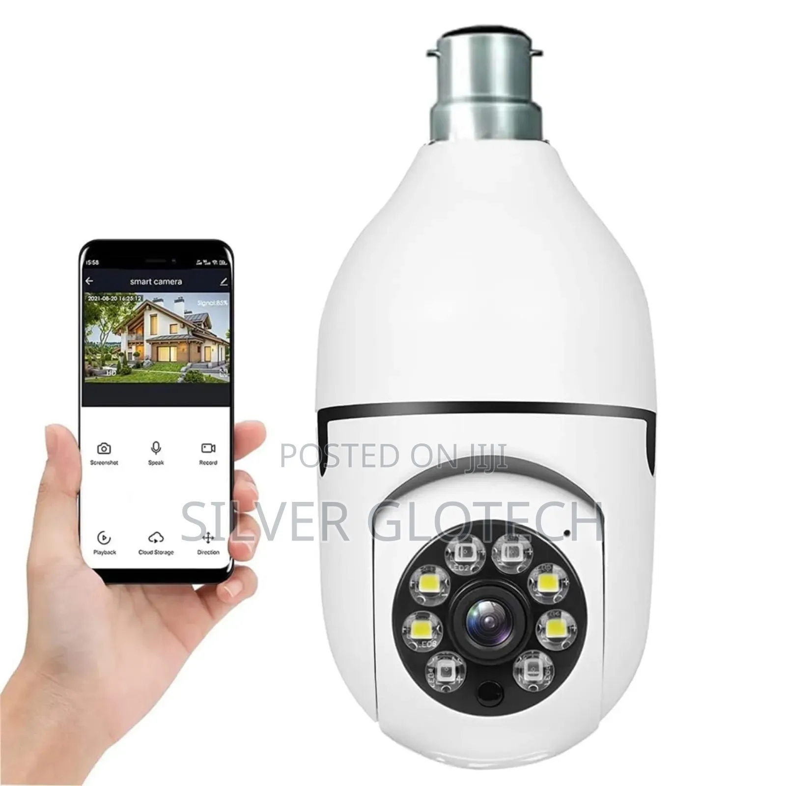 Bulb Security Camera Inatumia Wi-Fi Na Inaquality Nzuri Sana