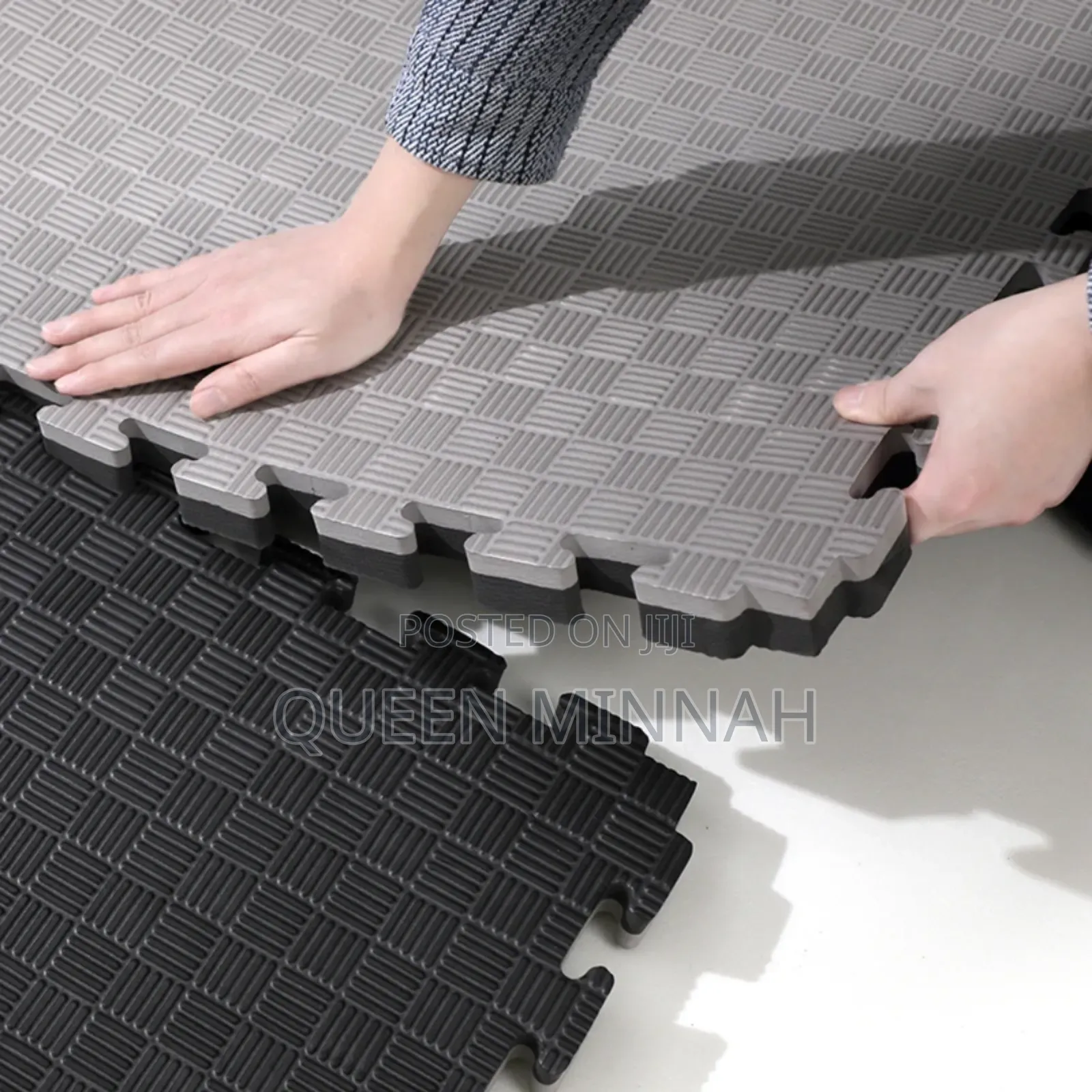 Interlocking Gym Floor Mats 100×100cm