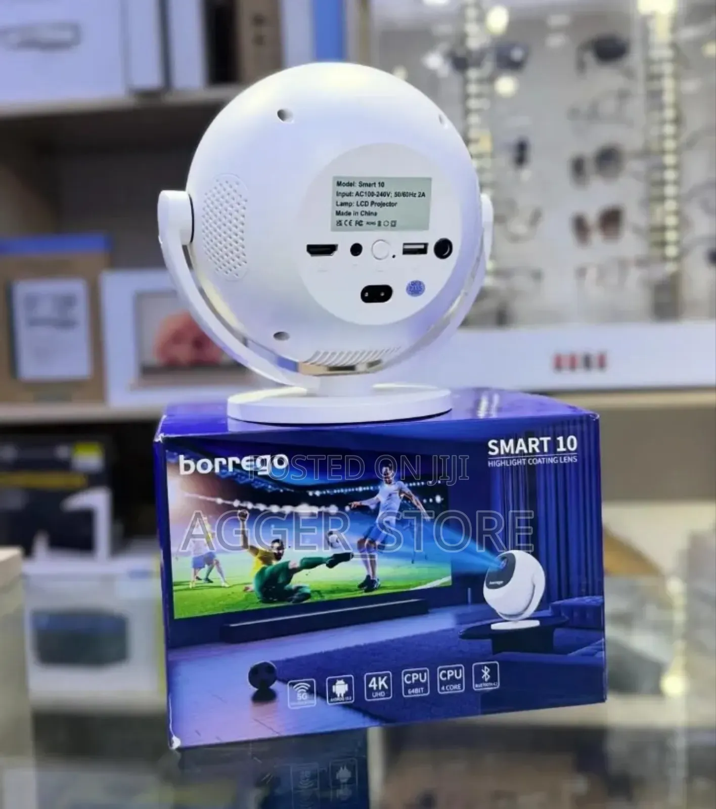 Borrego Smart 10 Mini Projector (Mobile Projector)
