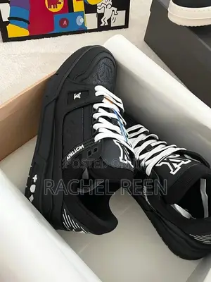 New Louis Vuitton Black Colour Leather Shoes Original
