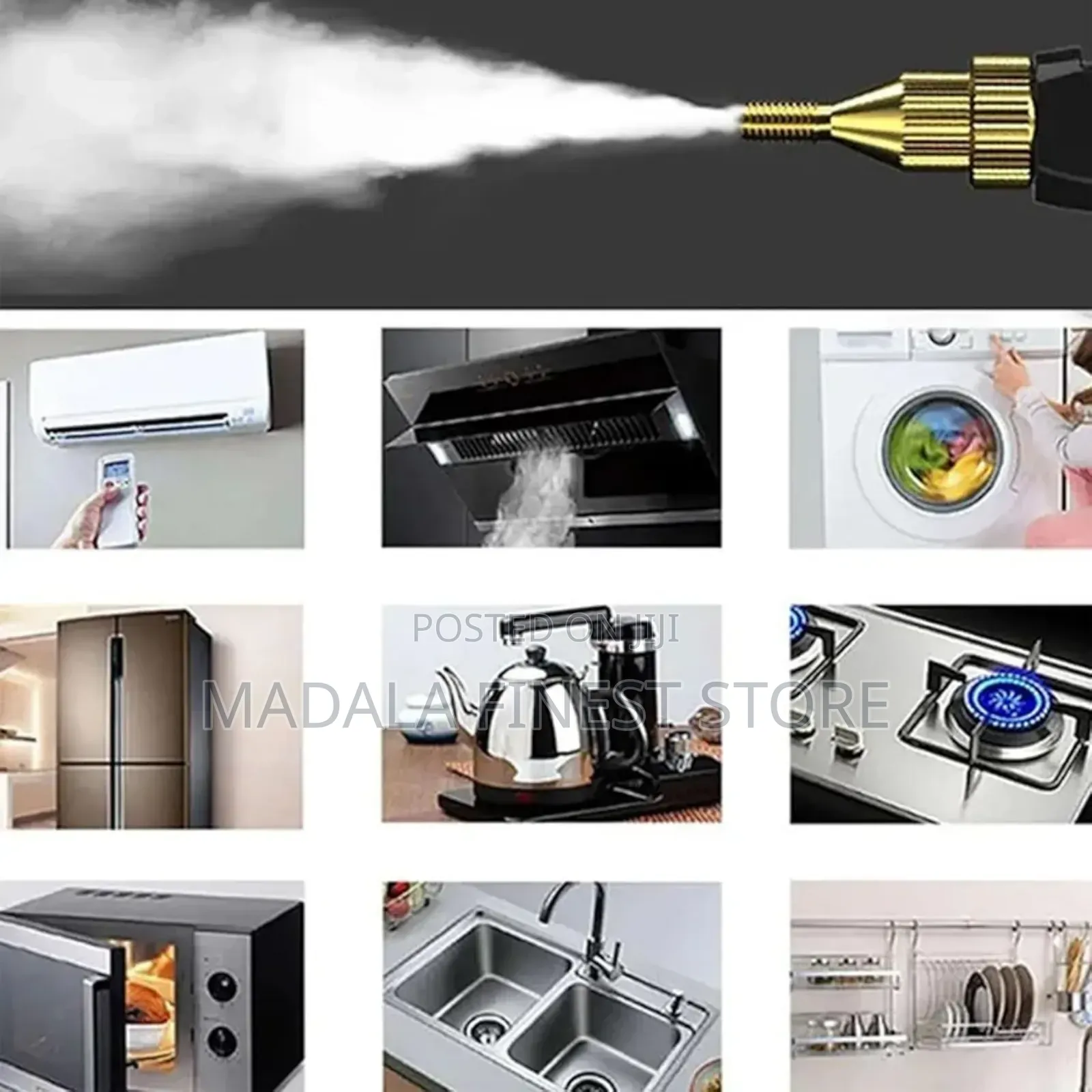 High-Quality 2500w Handheld Pressurized Steam Cleaner