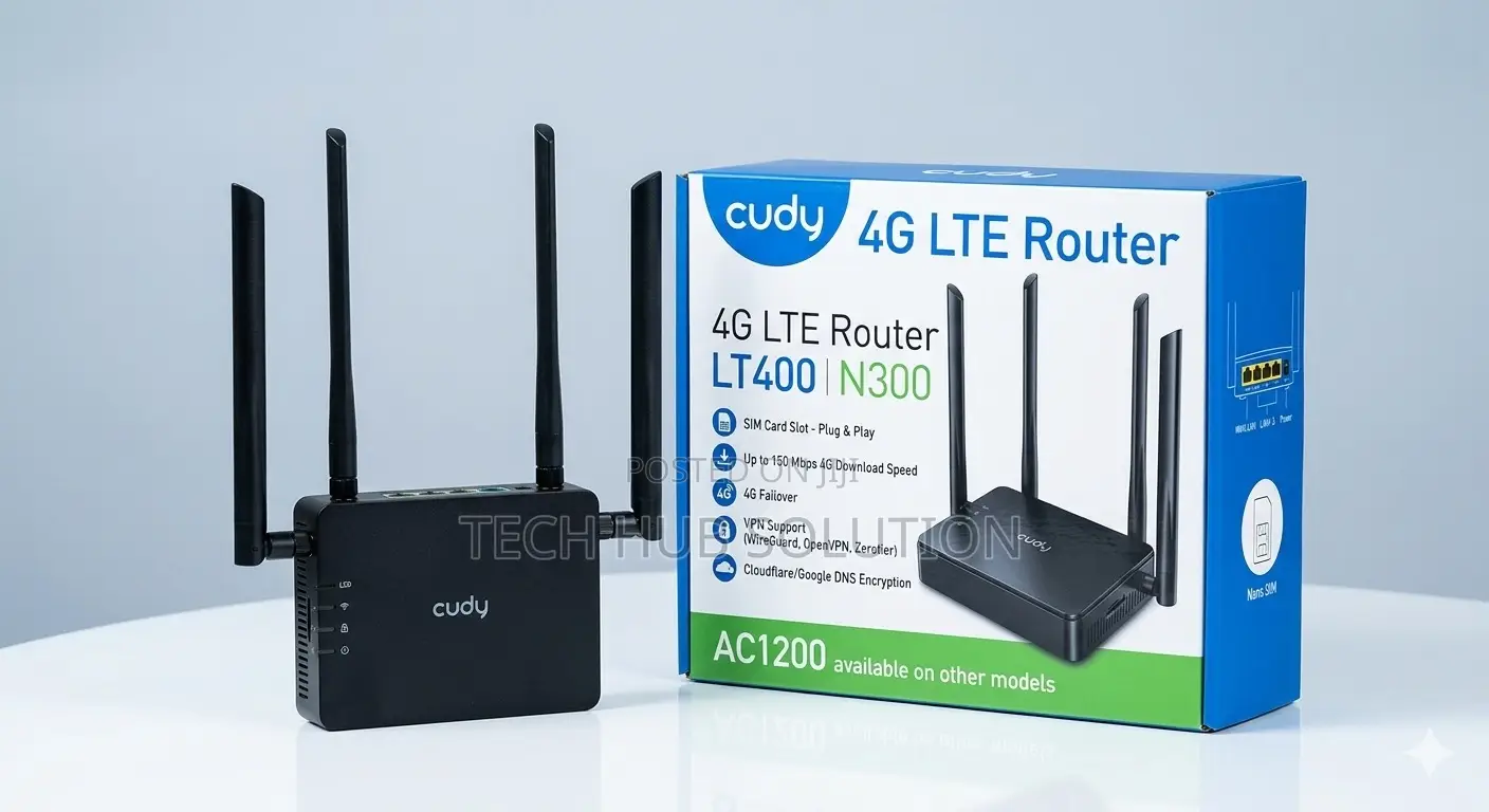 Cudy Lt400 4g Lte Sim Card N300 Wi-Fi Router