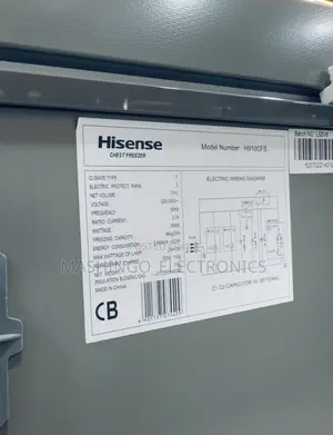 701 Liters Hisense Freezer