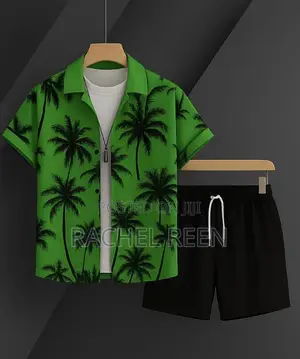 Men’S Beach Wear 2pc Available Material Very Quality