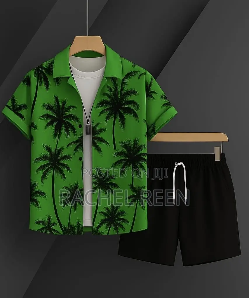 Men’S Beach Wear 2pc Available Material Very Quality