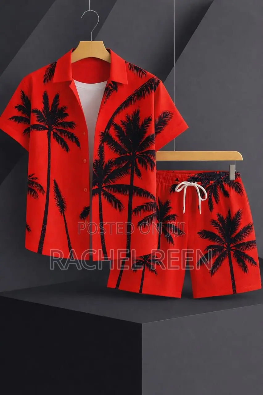 Men’S Beach Wear 2pc Available Material Very Quality