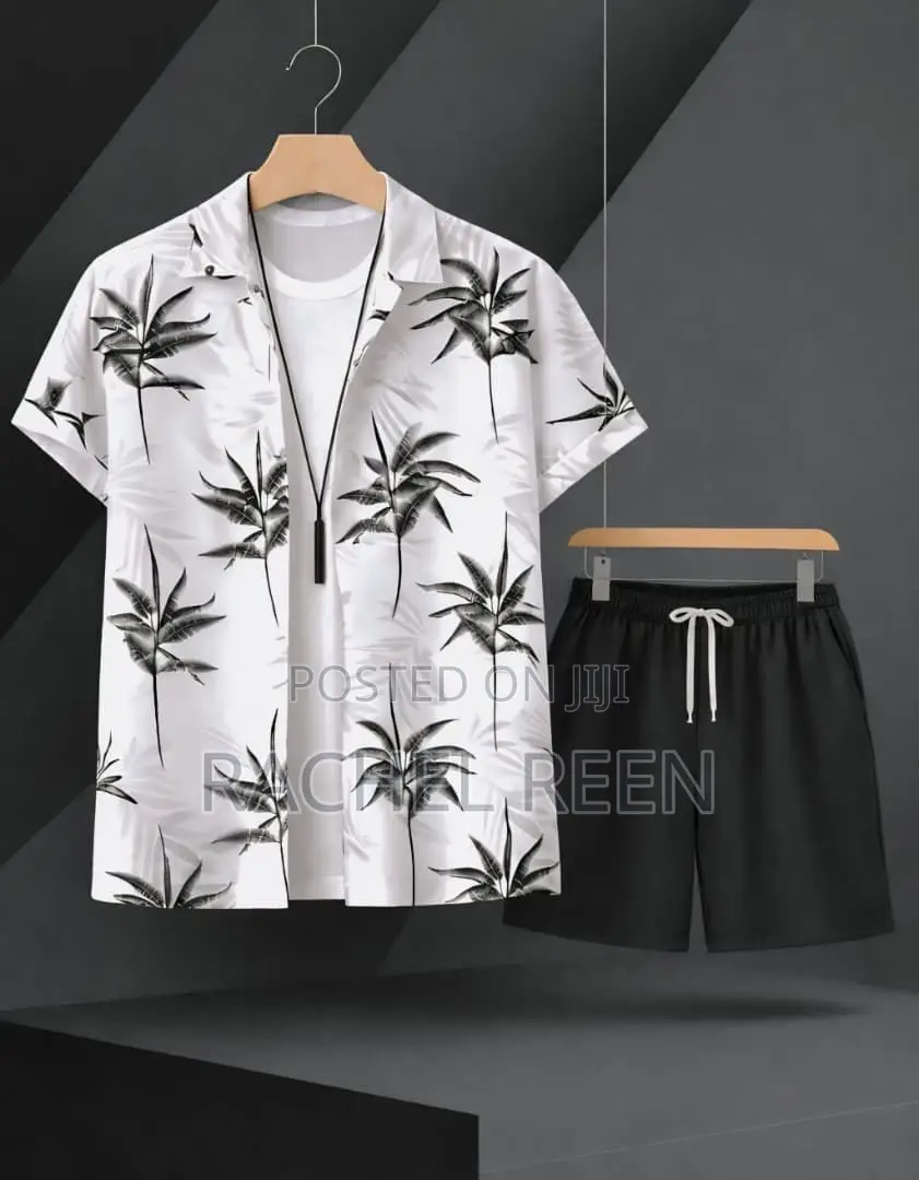 Men’S Beach Wear 2pc Available Material Very Quality