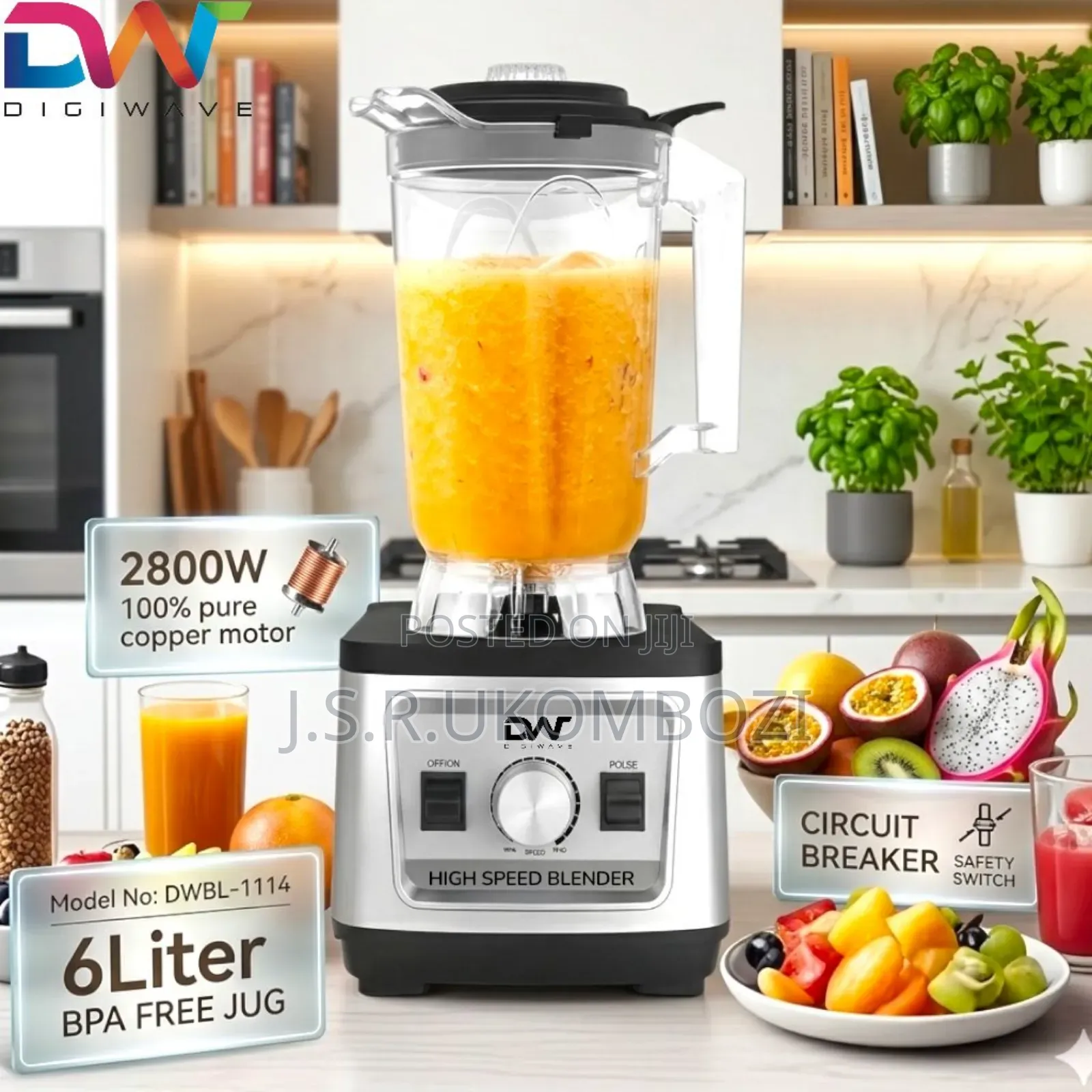 New Model *Commercial Blender 6l