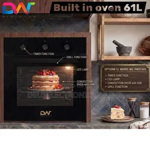 *Digiwave Built in Oven 61l